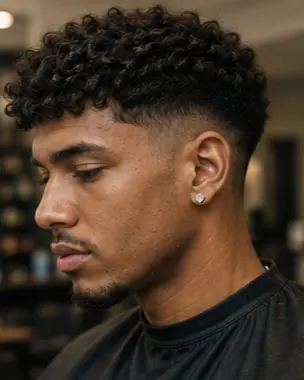 Haar en baard combinatie – taper fade stijl